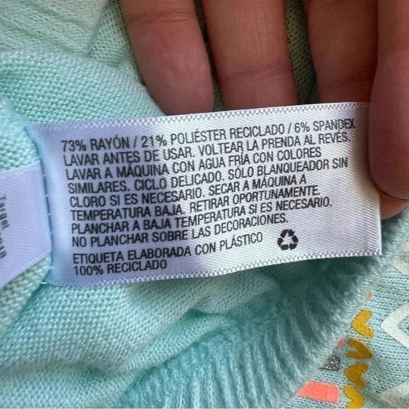 Cat &Jack Two Long Sleeves Girls Lightweight Soft Beachy Tops SZ 10/12 #2091 - Picture 5 of 8